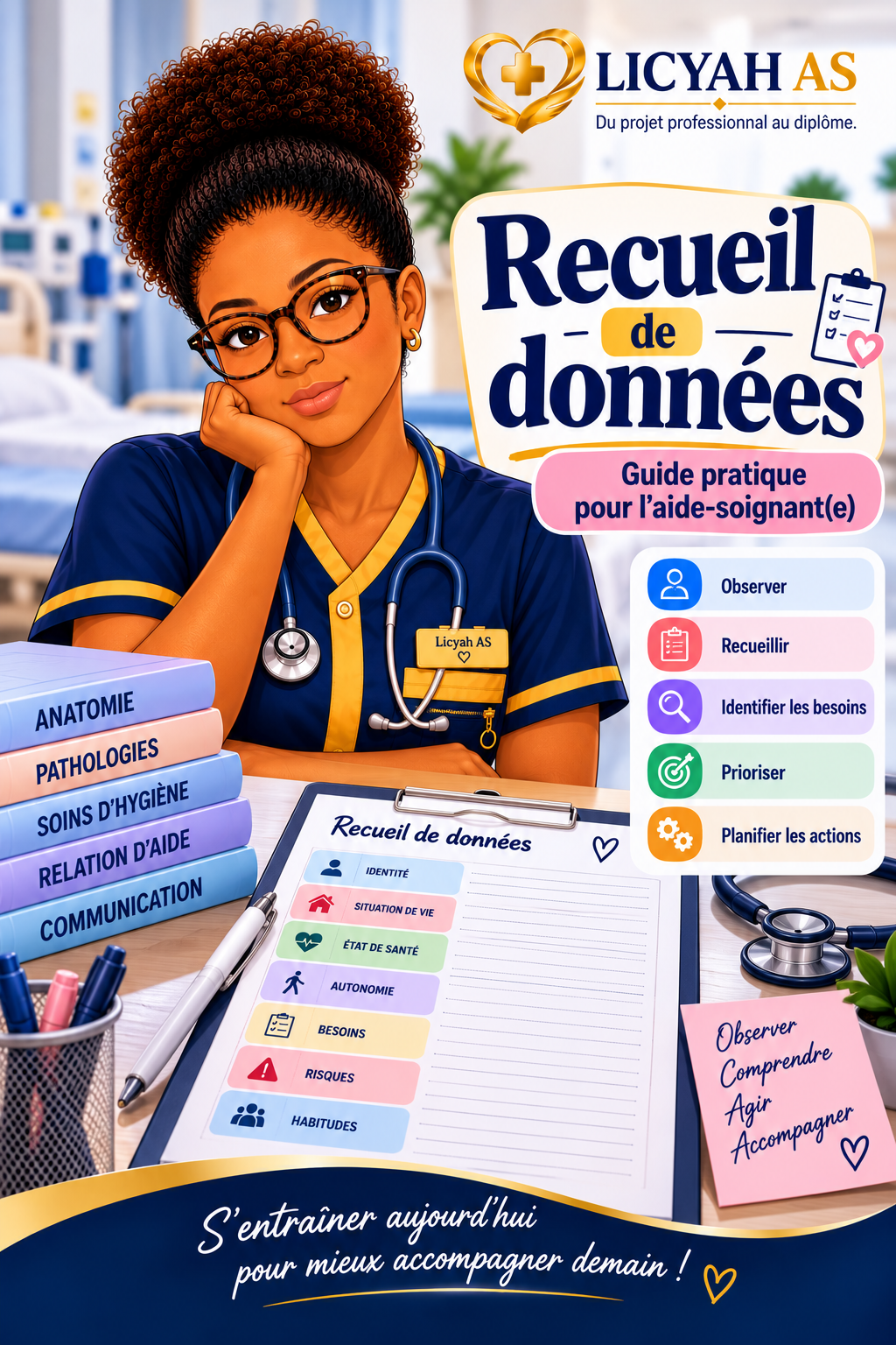 Couverture du guide Recueil de données LICYAH AS
